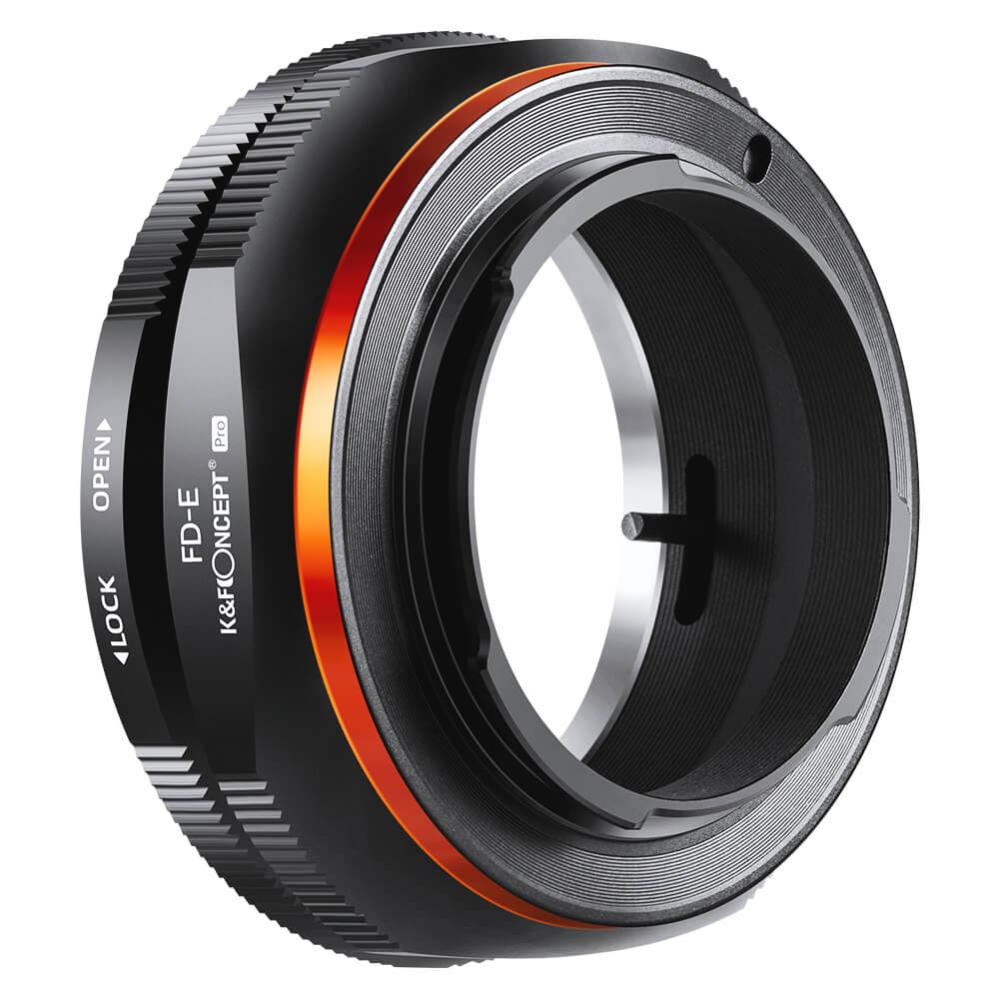 K&F Concept Objektivadapter Pro till Canon FD objektiv för Sony E kamerahus