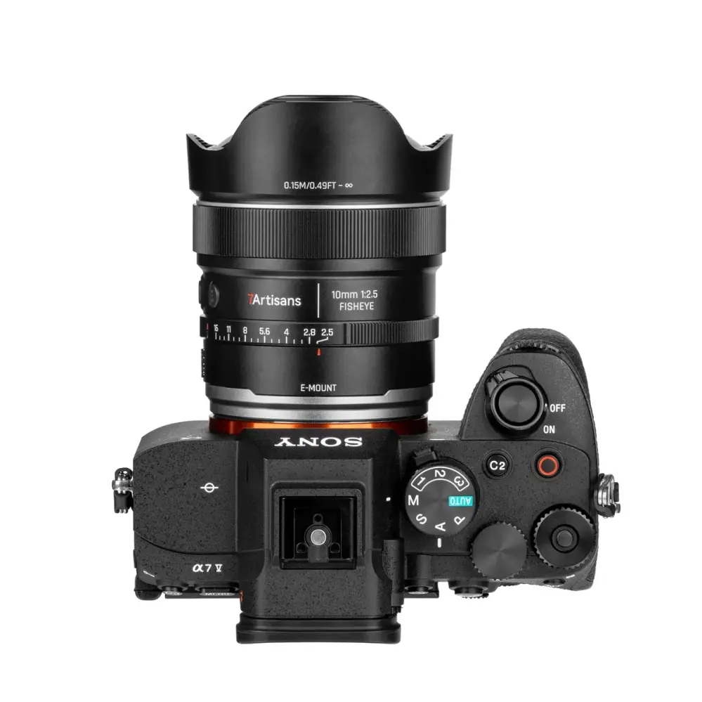 7Artisans AF 10mm f/2.5 MAX fisheye-objektiv til Sony E
