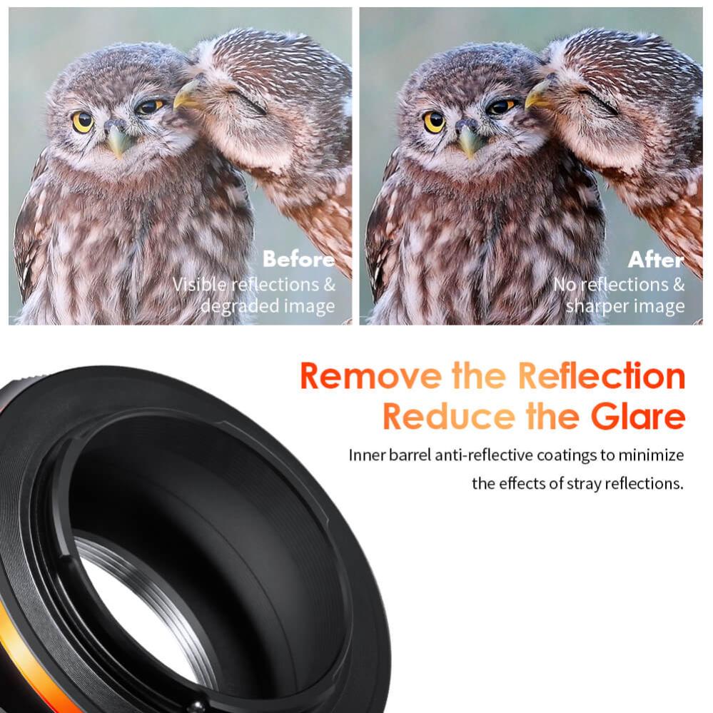 K&F Concept Objektivadapter Pro till M42 objektiv för Fujifilm X kamerahus