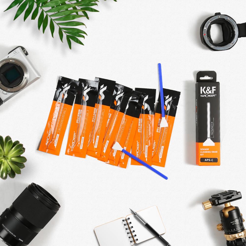 K&F Concept 20st Rengöringsstickor för APS-C bildsensor