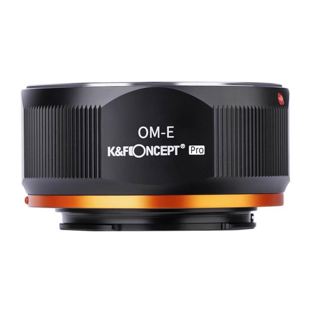 K&F Concept Objektivadapter Pro till Olympus OM objektiv för Sony E kamerahus