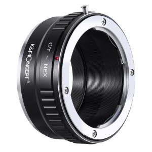 K&F Objektivadapter till Contax/Yashica objektiv f&ouml;r Sony E kamerahus