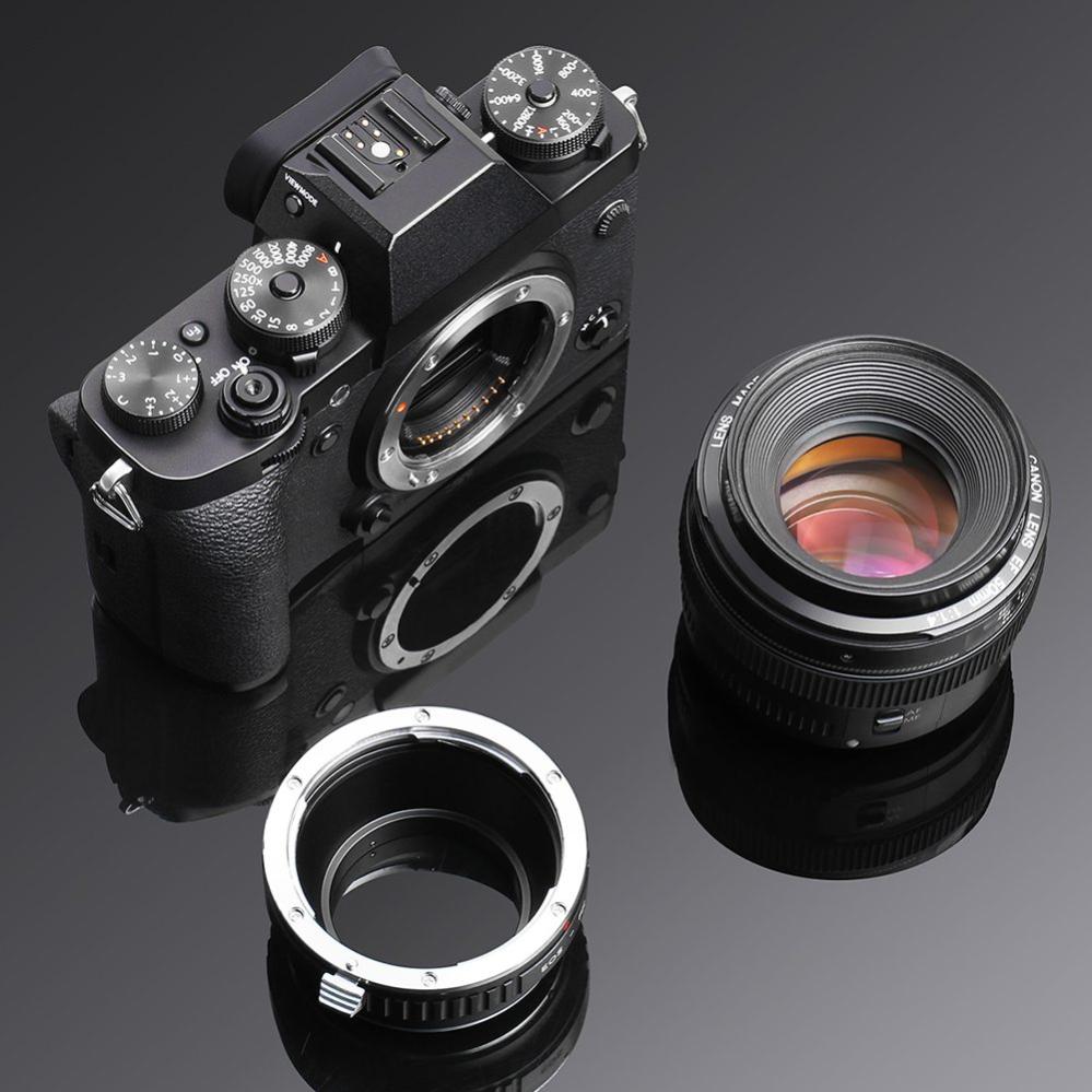 K&F Concept Objektivadapter till Canon EF/EF-S objektiv för Fujifilm X kamerahus