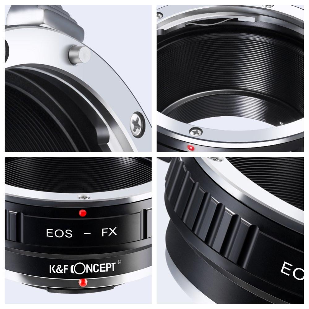 K&F Concept Objektivadapter till Canon EF/EF-S objektiv för Fujifilm X kamerahus