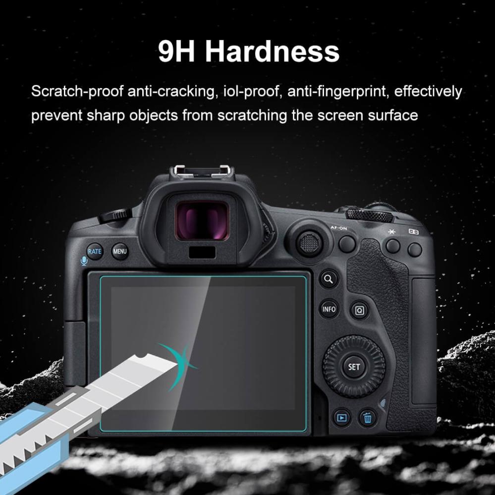 Puluz Skärmskydd för Canon EOS R5/R5C av härdat glas 9H