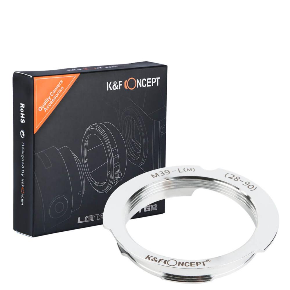 K&F Objektivadapter till Leica M39 28/90mm objektiv för Leica M kamerahus