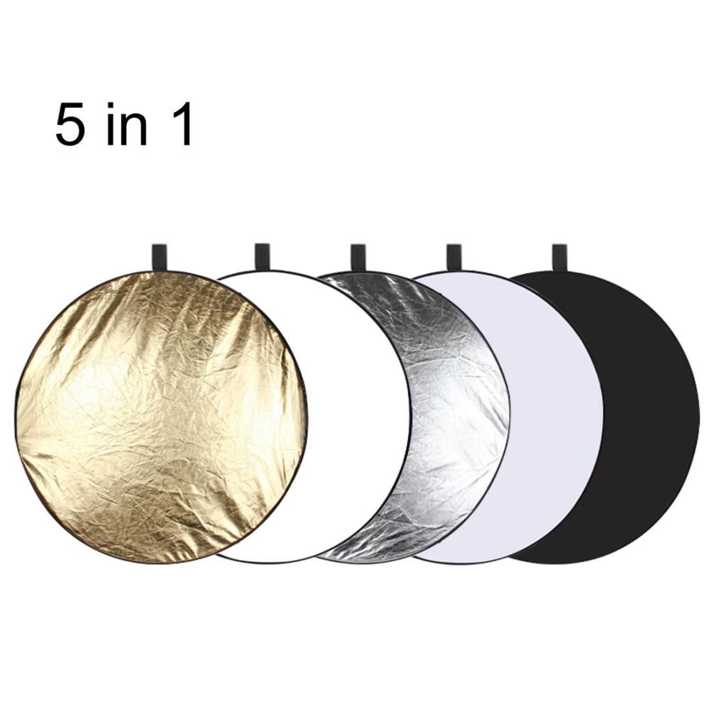 Puluz 5 i 1 Reflexskärm silver, transparent, guld, vit, svart