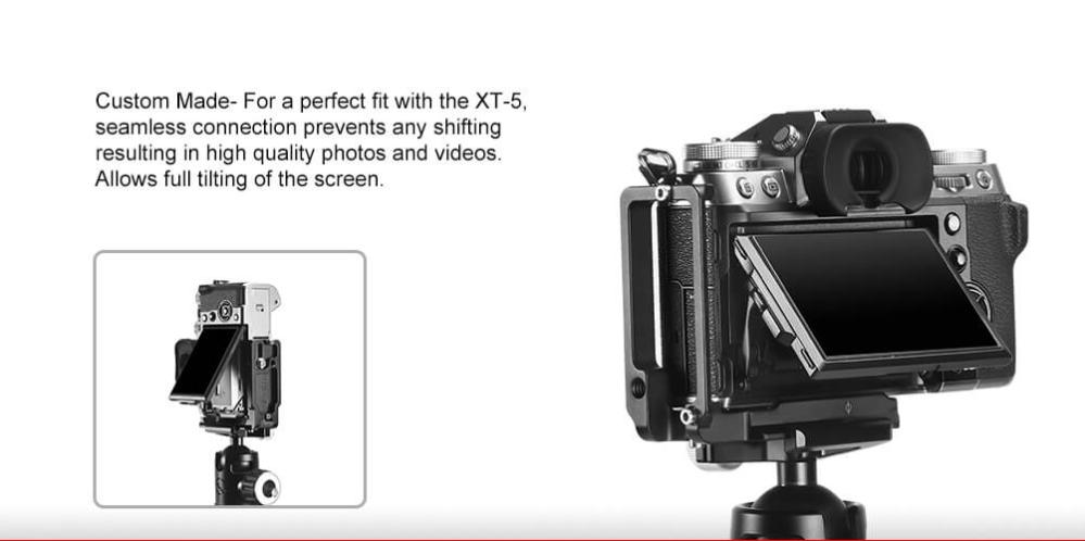 Sunwayfoto L-Bracket för Fujifilm X-T5