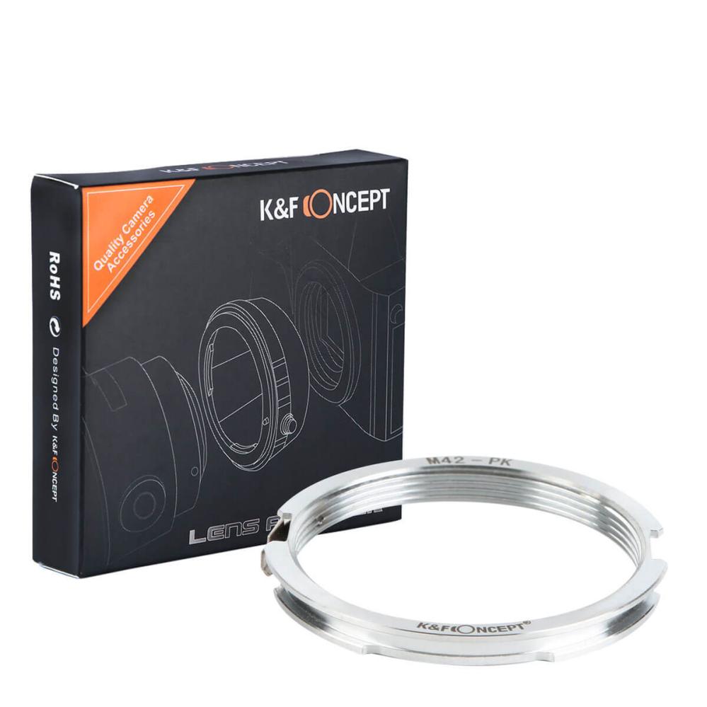 K&F Objektivadapter till M42 objektiv för Pentax K kamerahus