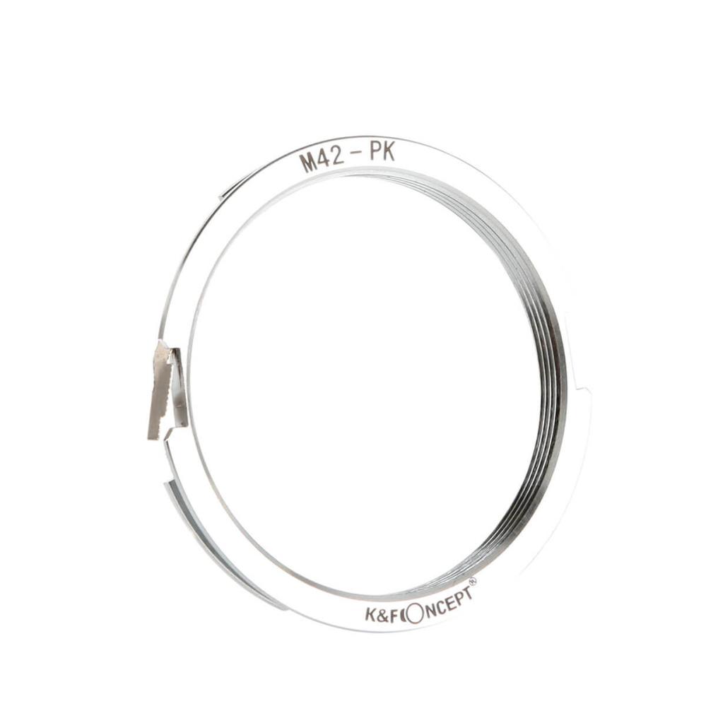 K&F Objektivadapter till M42 objektiv för Pentax K kamerahus