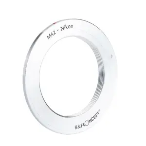 K&F Concept Objektivadapter till M42 objektiv f&ouml;r Nikon kamerahus