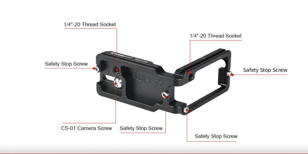 Sunwayfoto L-Bracket för Fujifilm X-T5
