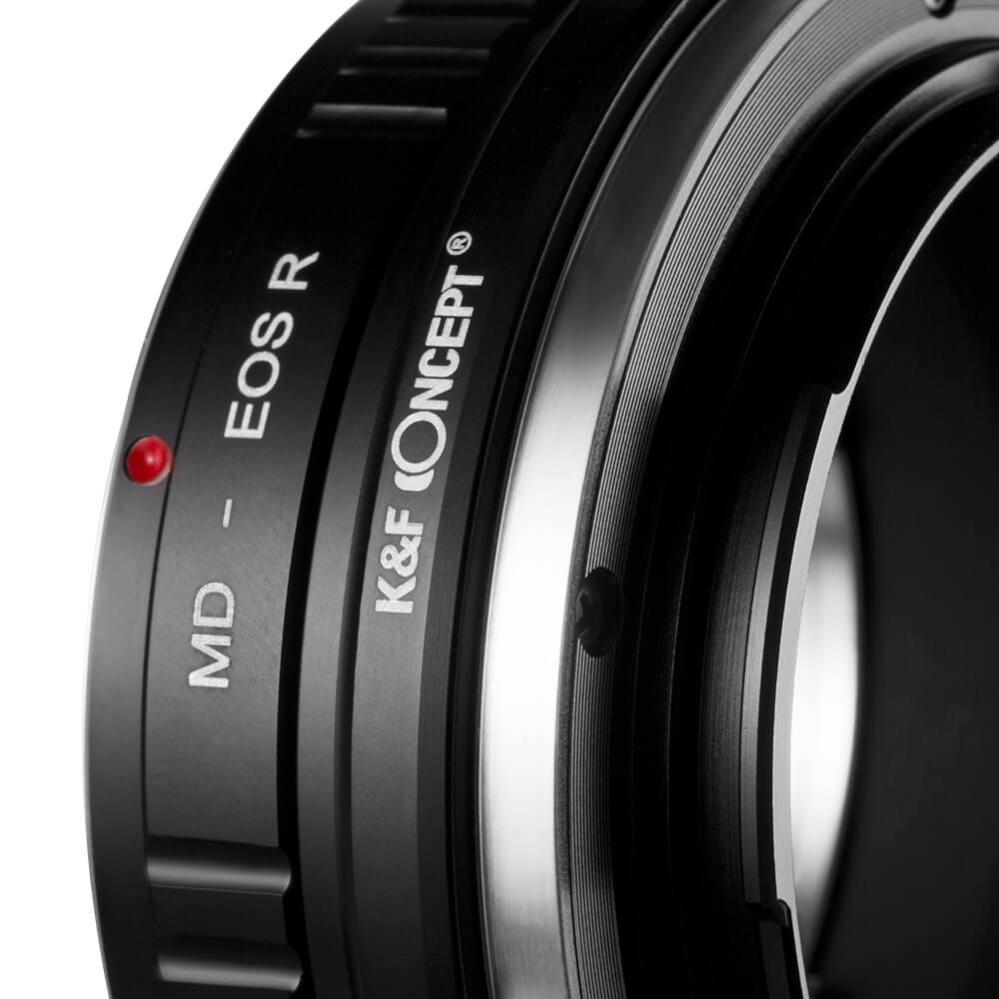 K&F Objektivadapter till Minolta MD objektiv för Canon EOS R kamerahus