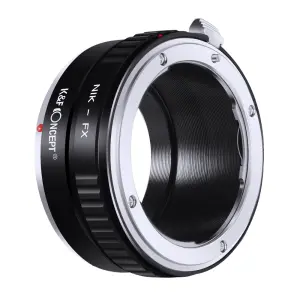 K&F Concept objektivadapter till Nikon F objektiv f&ouml;r Fujifilm X kamerahus