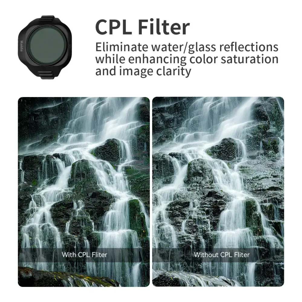 Haida filterkit til DJI Mini 5 Pro – ND8, ND32, ND128 & CPL