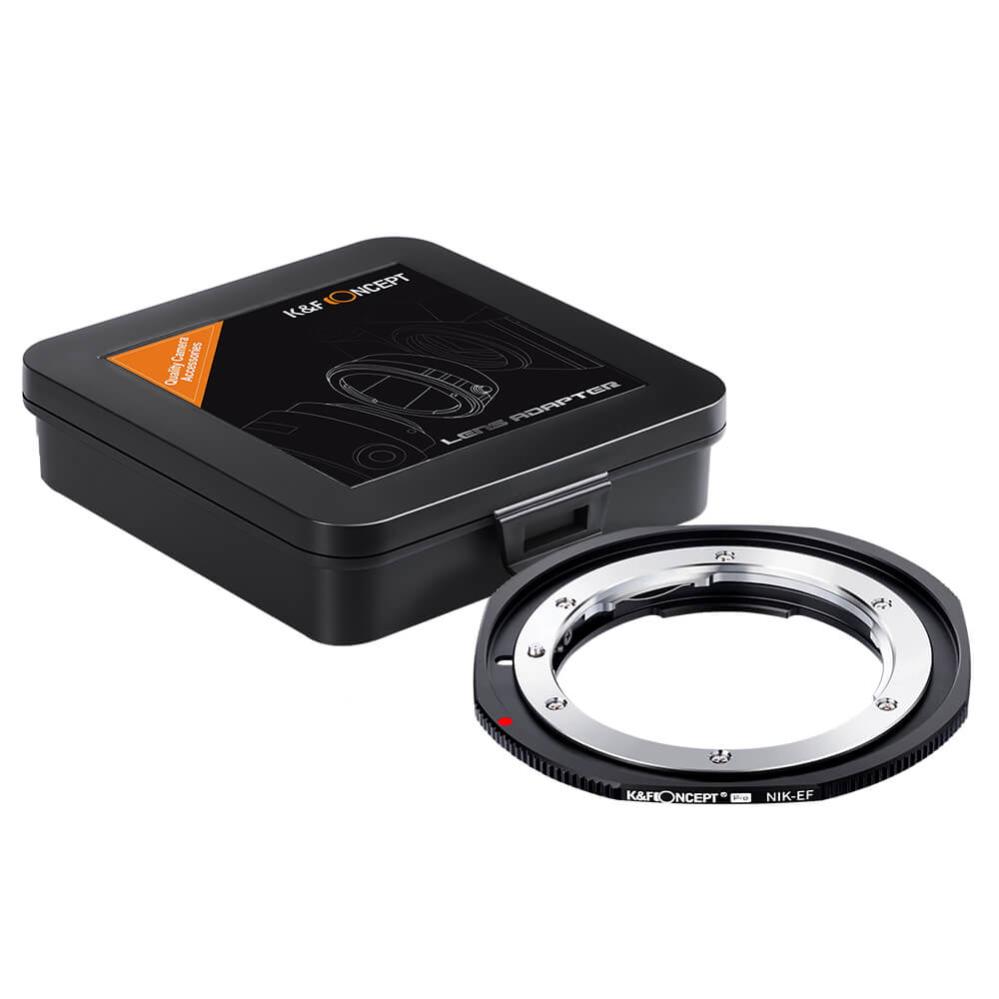 K&F Objektivadapter till Nikon F AF AI AI-S objektiv för Canon EOS kamerahus