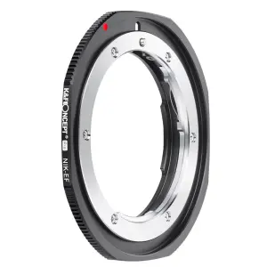K&F Objektivadapter till Nikon F AF AI AI-S objektiv f&ouml;r Canon EOS kamerahus