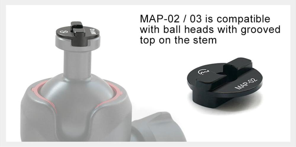 Sunwayfoto Mac-14T Fäste för Manfrotto & Arca Swiss plattor