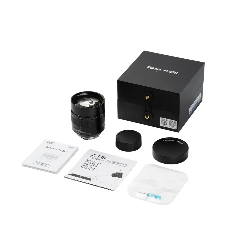 7Artisans 75mm f/1,25 II til Leica M