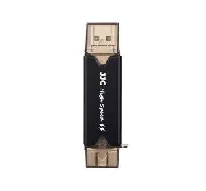 JJC 3-i-1 USB 3.0-hukommelseskortl&aelig;ser til SD/TF-hukommelseskort