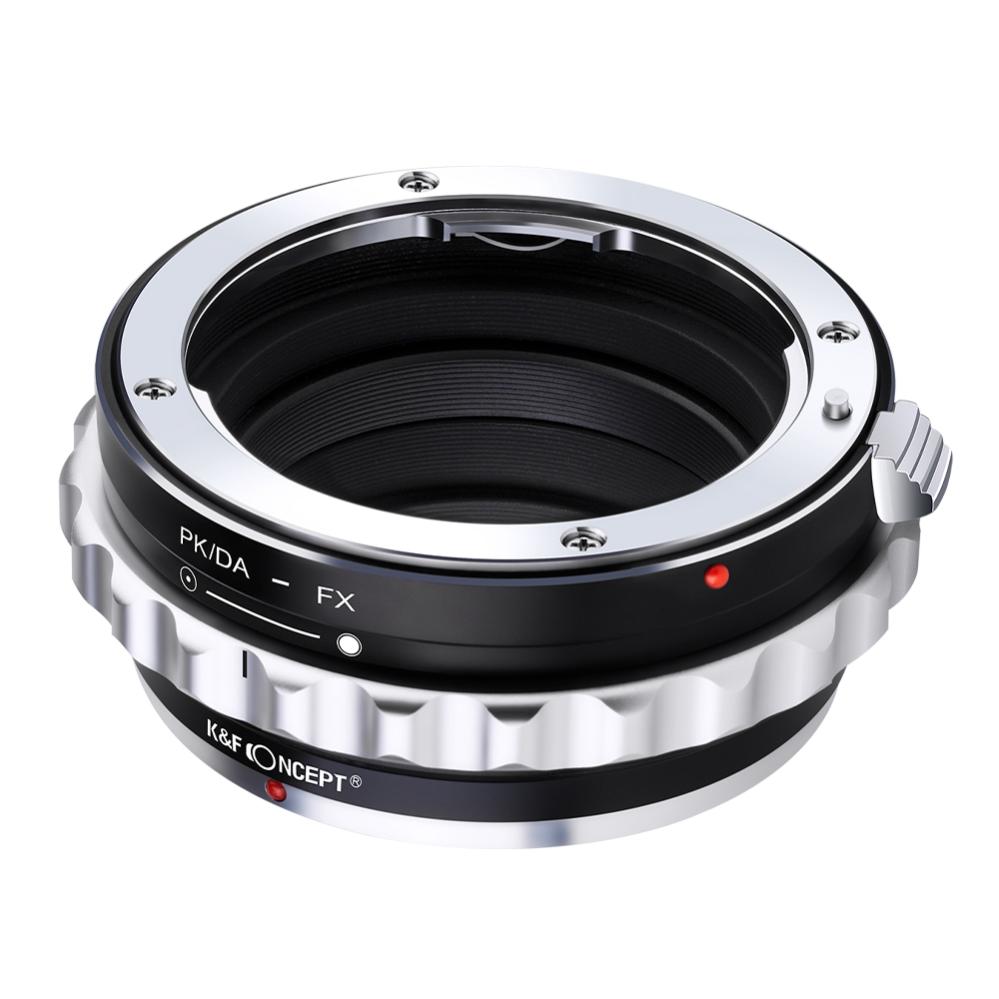 K&F Objektivadapter till Pentax K/M/A/FA/DA objektiv för Fujifilm X kamerahus