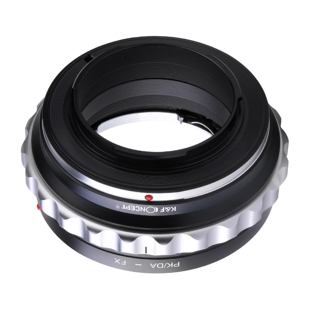K&F Objektivadapter till Pentax K/M/A/FA/DA objektiv för Fujifilm X kamerahus