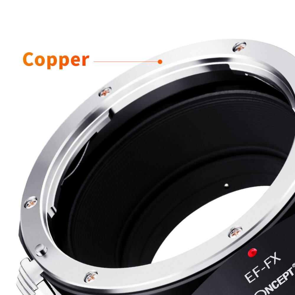 K&F Objektivadapter v2 till Canon EF/EF-S objektiv för Fujifilm X kamerahus