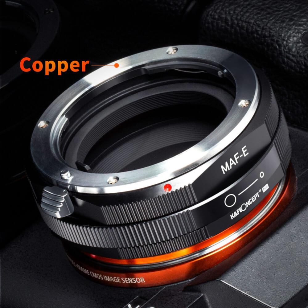 K&F Concept Objektivadapter v2 till Minolta AF objektiv för Sony E kamerahus