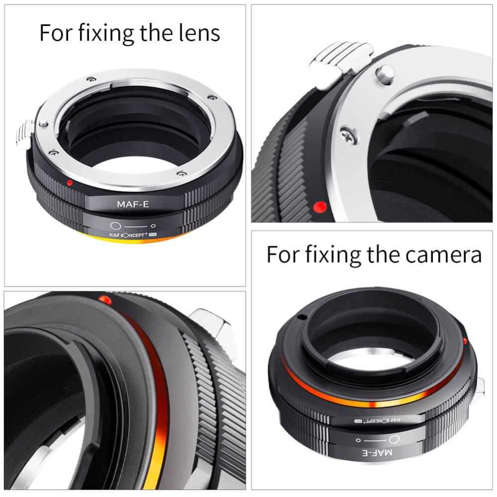 K&F Concept Objektivadapter v2 till Minolta AF objektiv för Sony E kamerahus