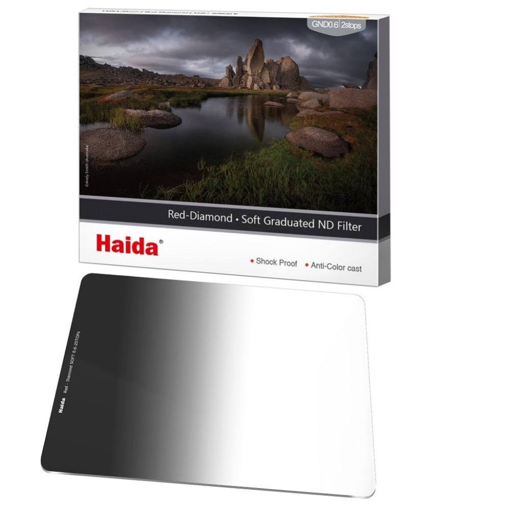 Haida blødt gradueret GND4-filter 2 stop 150x170 mm til M15/150 mm filtersystem