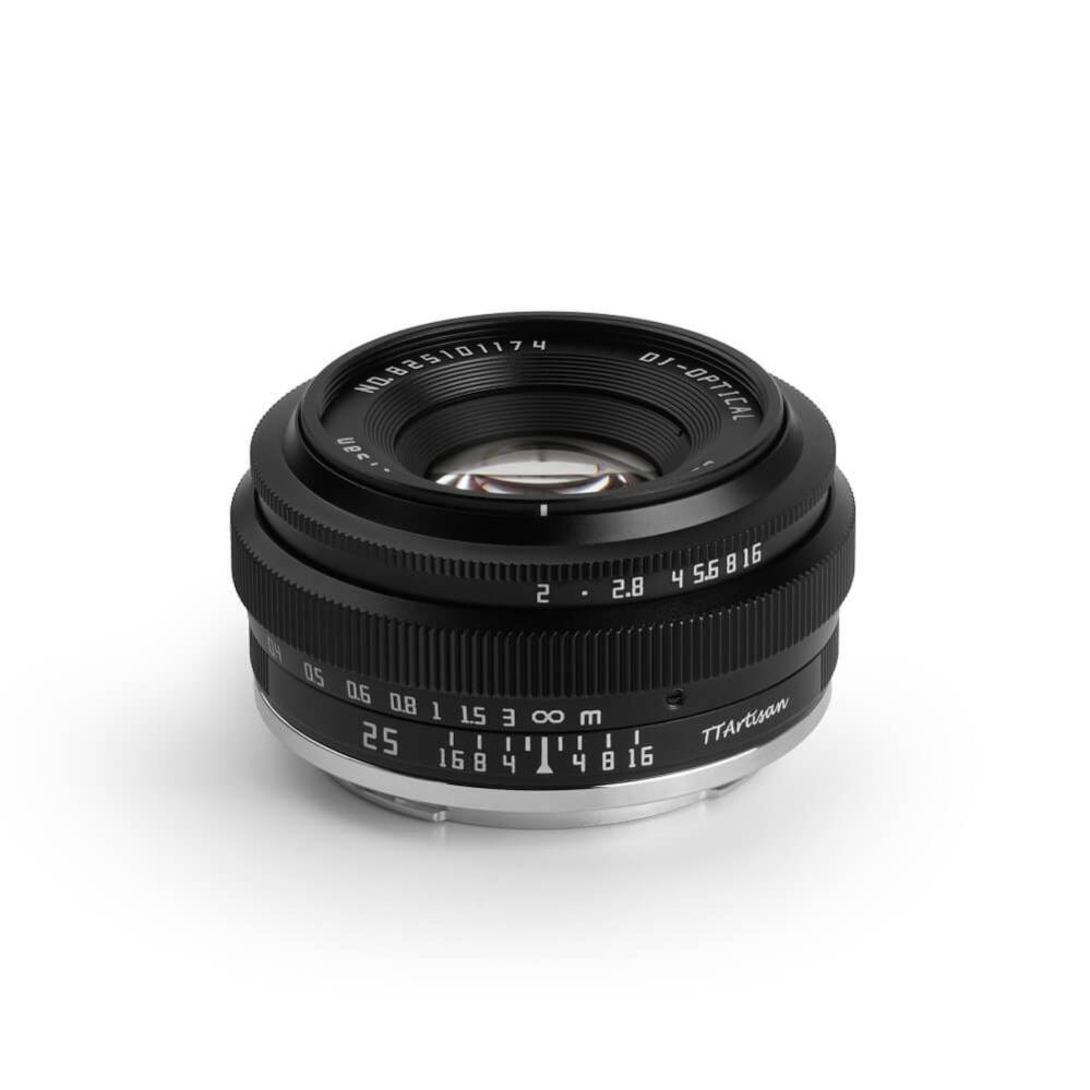 TTArtisan 25mm f/2.0 APS-C objektiv för Fujifilm X