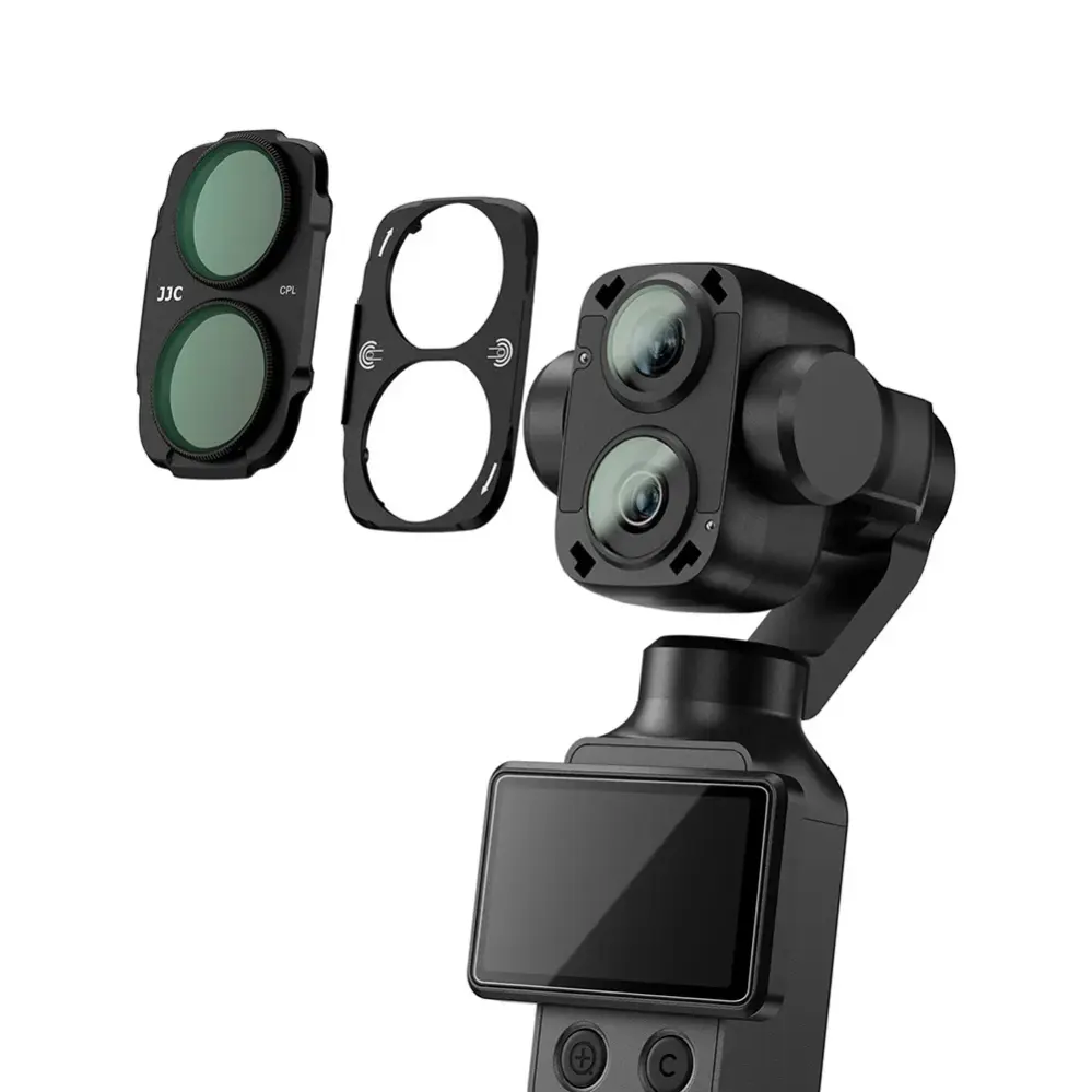 JJC F-M4P magnetisk filtersæt til DJI Osmo Pocket 4P – CPL, ND2–32 & Black Mist
