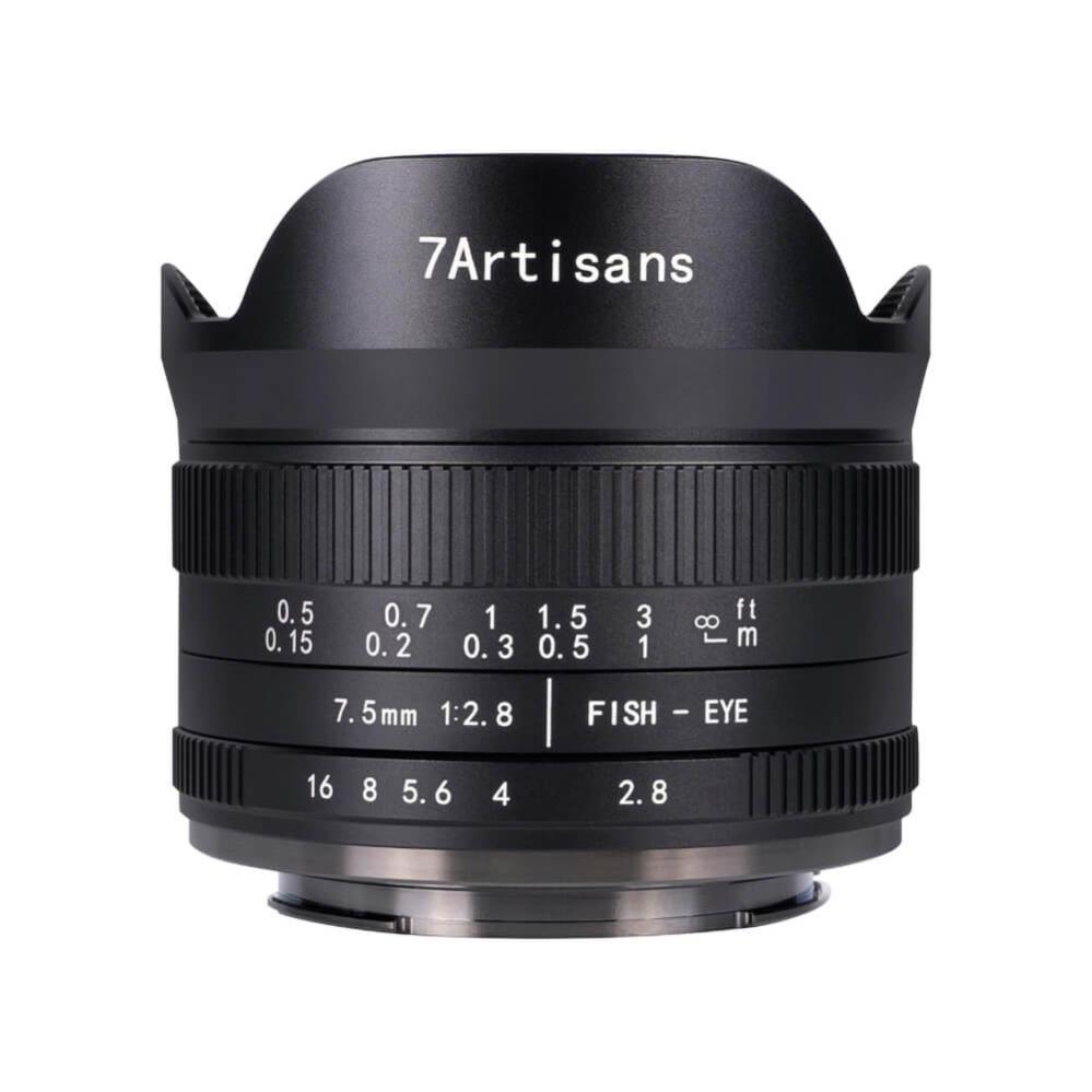 7Artisans 7.5mm f/2.8 II Fisheye-objektiv APS-C för Sony E