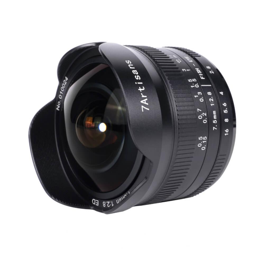 7Artisans 7.5mm f/2.8 II Fisheye-objektiv APS-C för Sony E