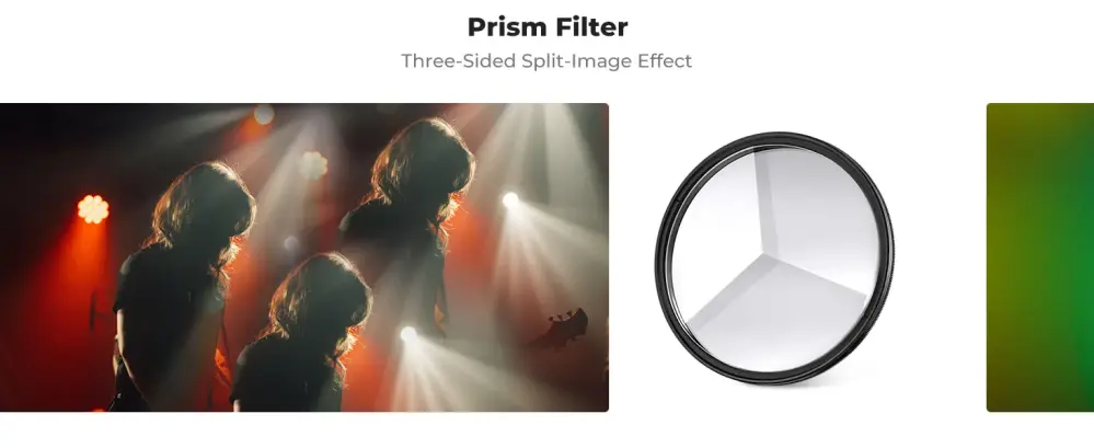 K&F Concept Kalejdoskopfilter 58 mm – Trekantet prismefilter