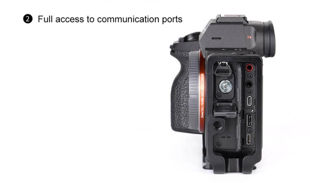 Sunwayfoto L-Bracket för Sony A7R IV & A9II med QD-uttag