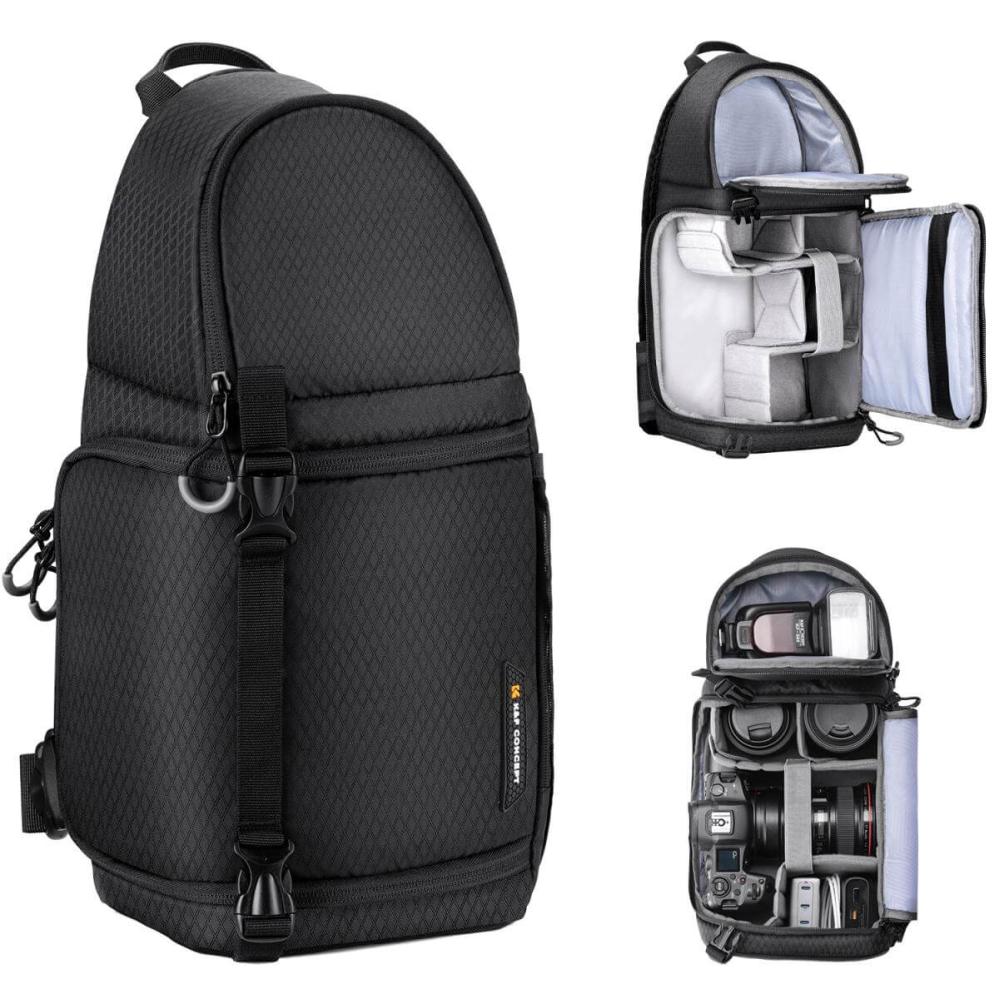 K&F Concept Kameraväska Sling 10L - Skydda Systemkameror & Objektiv