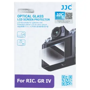 JJC Sk&aelig;rmbeskyttelse til Ricoh GR IV optisk glas 9H