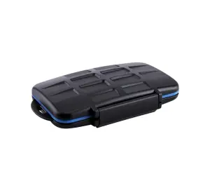 JJC hukommelseskortetui til 4xCF + 8xMemory Stick Pro Duo