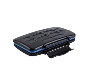 JJC-hukommelseskortetui til 2xCF, 2xSD, 2xMSD, 2xSIM, 2xMicro-SIM og 3xNano-SIM