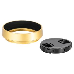 JJC Motljusskydd & objektivlock f&ouml;r Leica Q-Serien Q3 Q2 Q1 guld