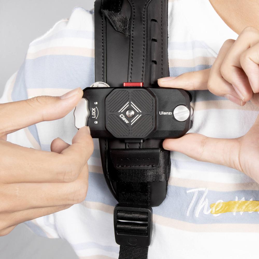 Ulanzi Kamerahölster med snabbkopplingsfäste & platta för bälte