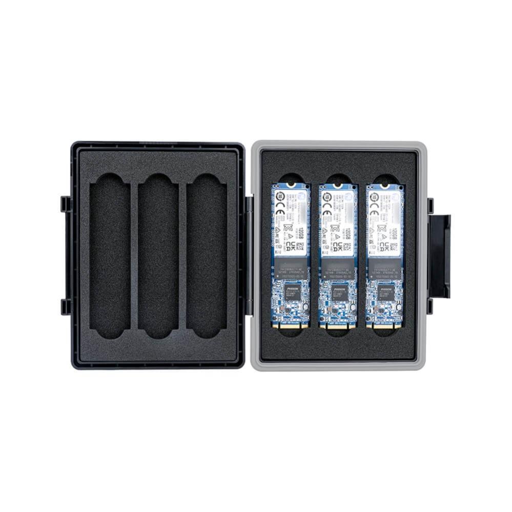 Minneskortsfodral för 6st M.2 NVME 2280 SSD-kort