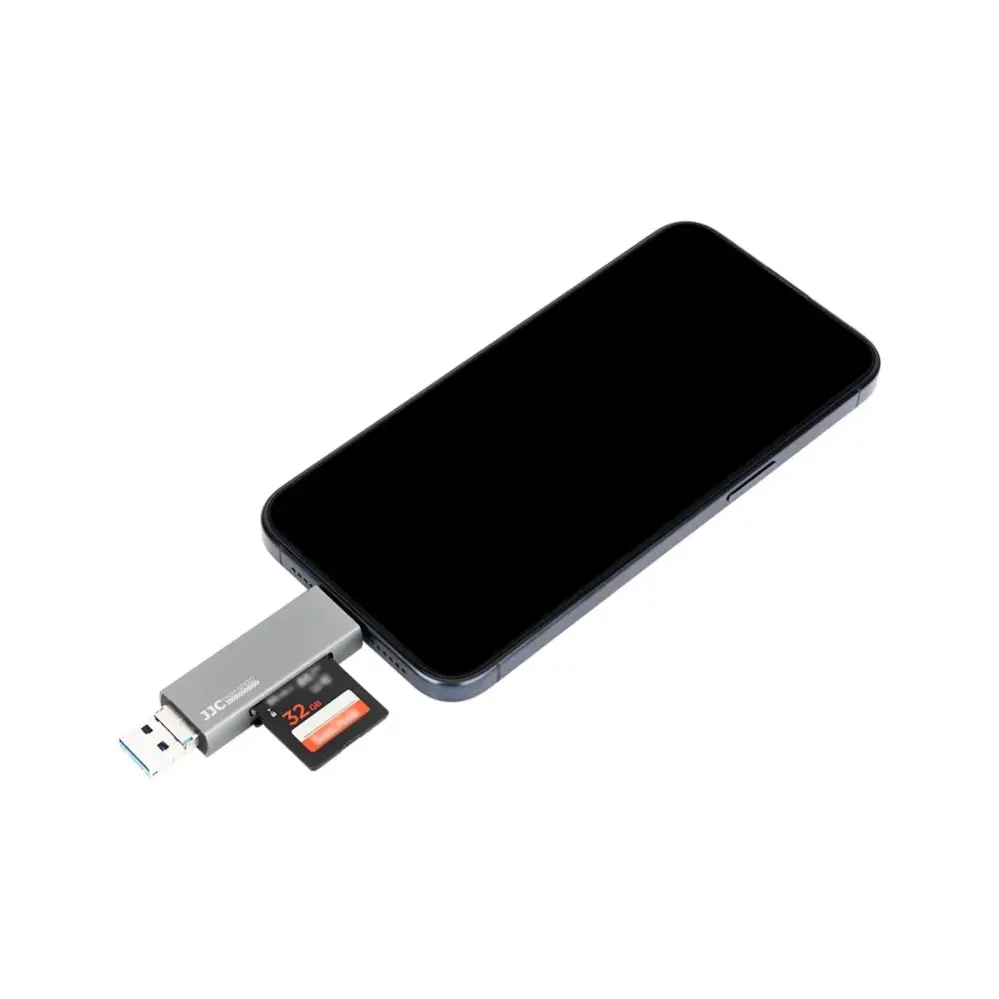 JJC CR-UTC3II USB 3.0 hukommelseskortlæser til SD & microSD
