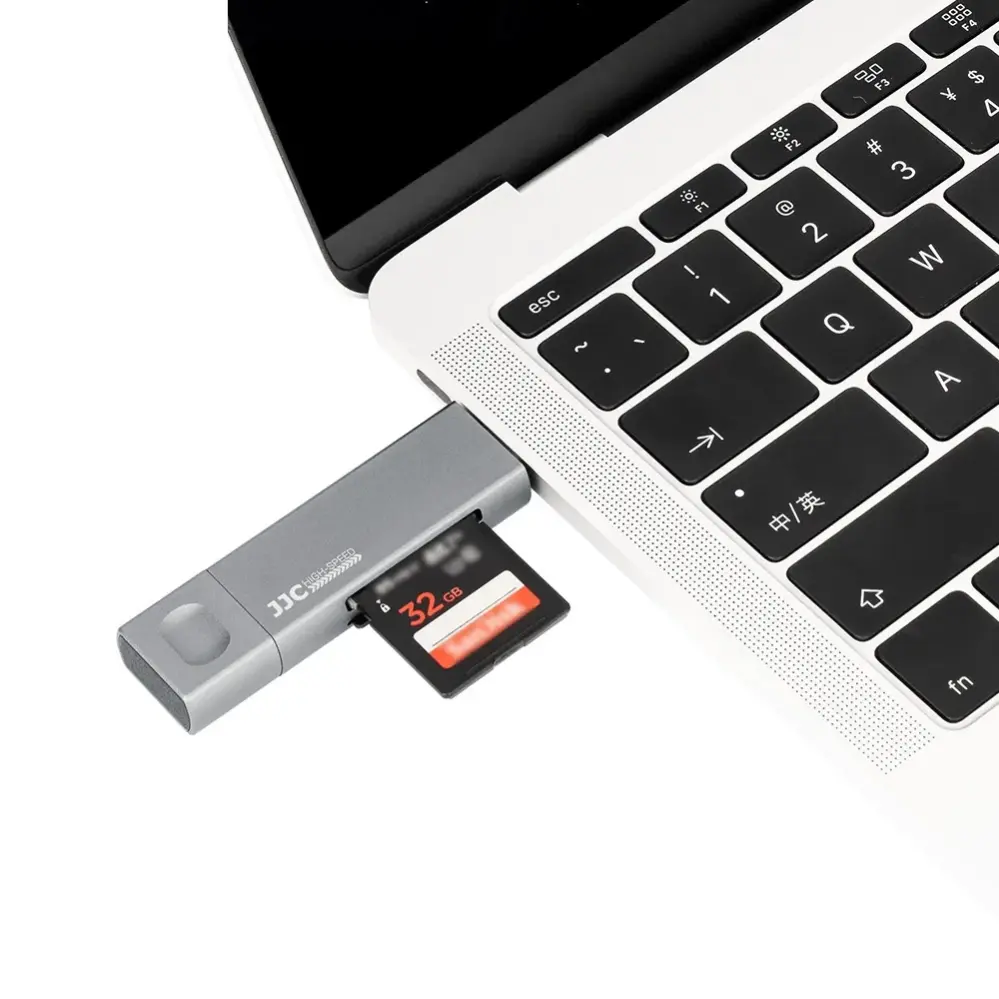 JJC CR-UTC3II USB 3.0 hukommelseskortlæser til SD & microSD