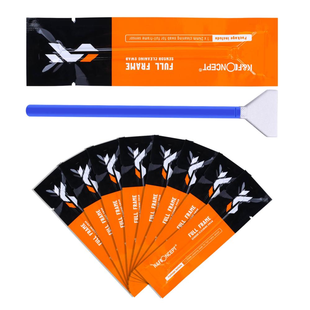 K&F Concept 10st Rengöringsstickor för fullformats bildsensor