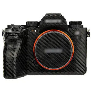 Kiwifotos Skin til Sony A1 &ndash; Sort kulfiber