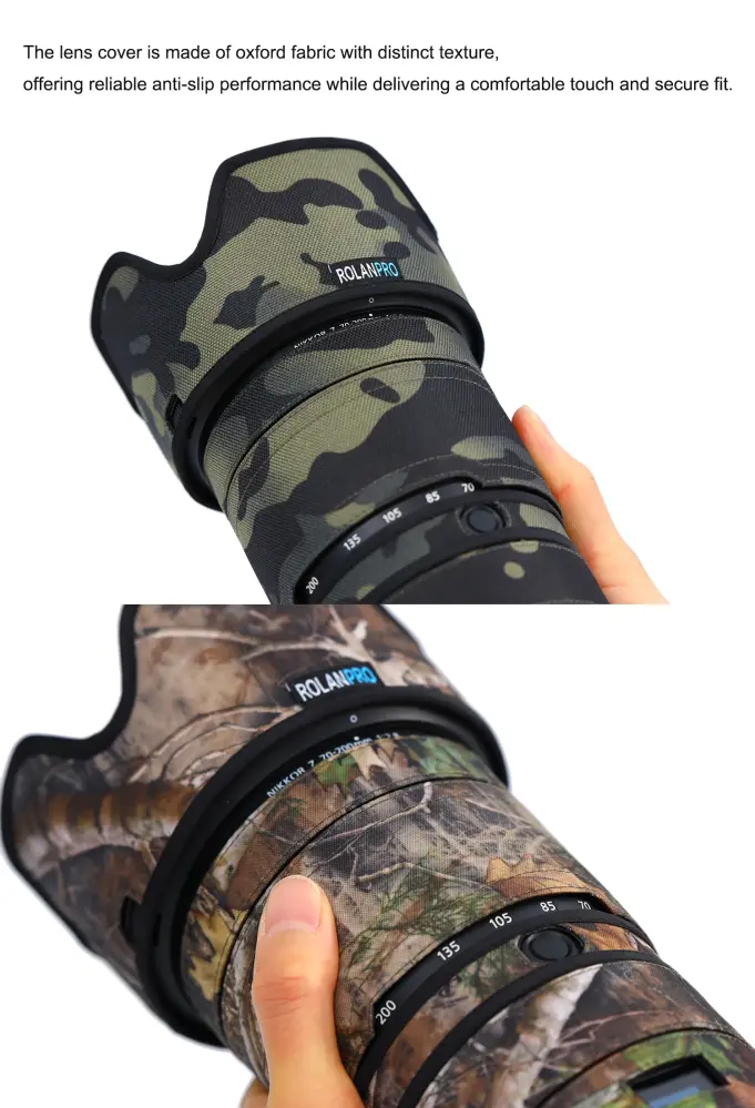 Rolanpro objektivbeskyttelse til Nikon Nikkor Z 70-200mm f/2.8 VR S Gen 1