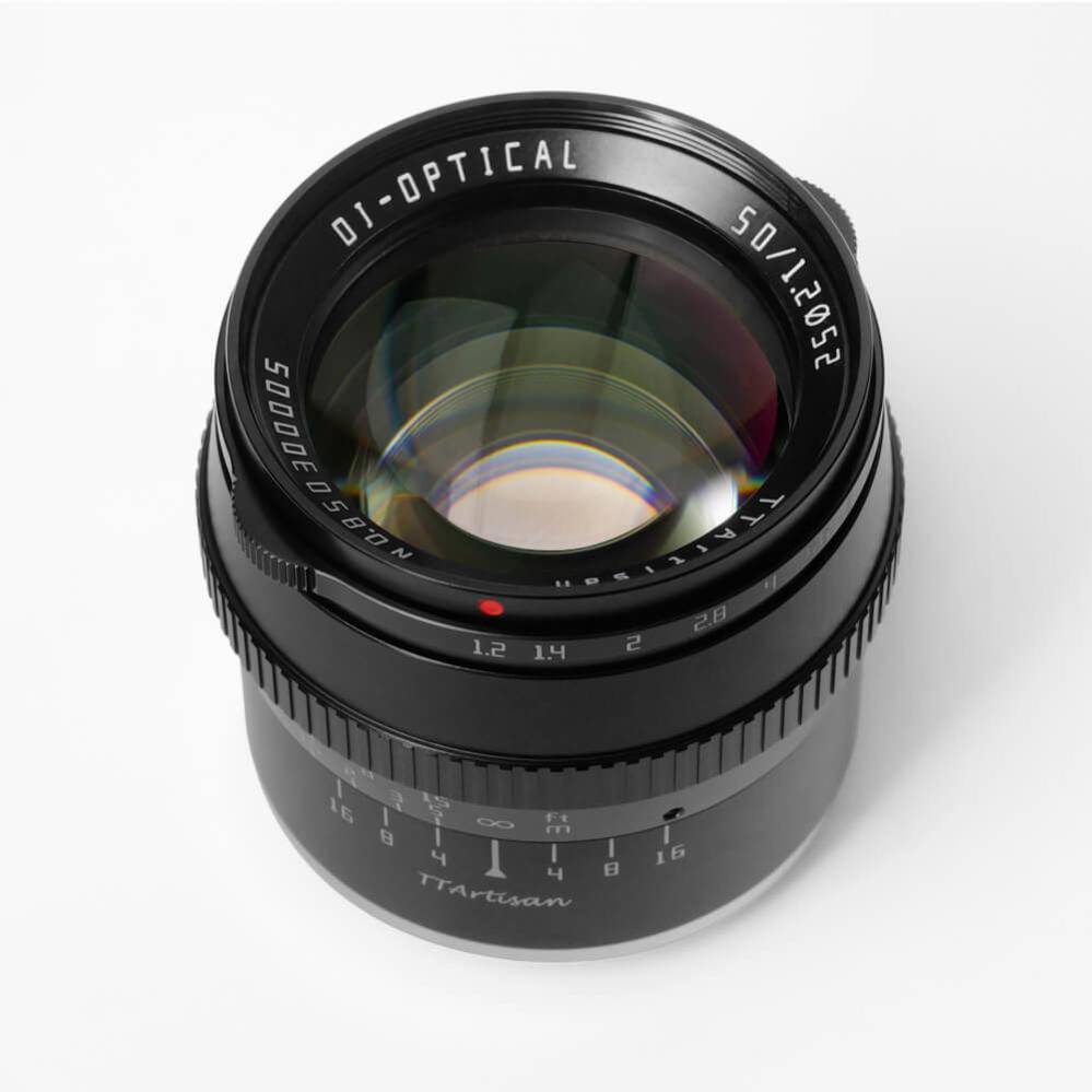 TTArtisan 50mm f/1.2 Objektiv APS-C för Fujifilm X