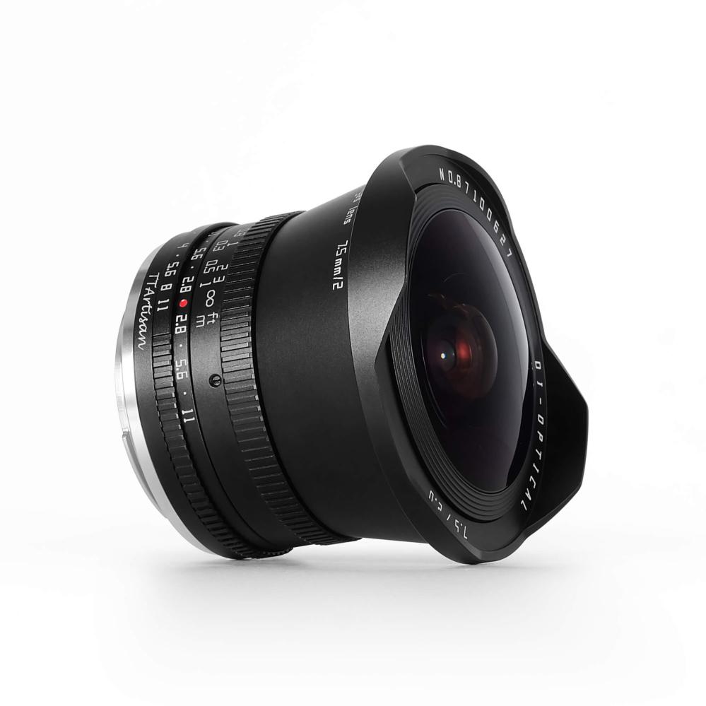 TTArtisan 7.5mm f/2.0 Fisheye-objektiv för Canon EOS RF